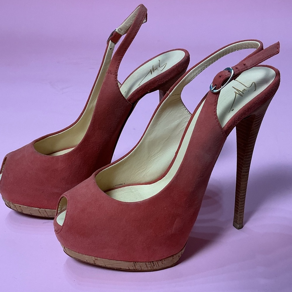 Giuseppe Zanotti Pink Heels - Picture 1 of 5